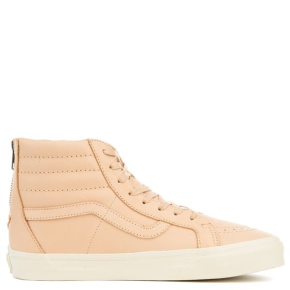 Vans Sk8 Hi Veggie Tan Men's NEW Leather Tan zip - Picture 7 of 7